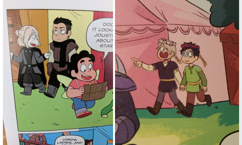 Illustration for article titled Steven Universe and Yuri!!! On Ice Came Together at... a Renaissance Faire